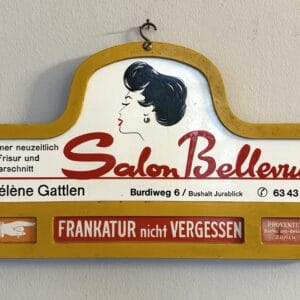 Emailschild Salon Bellevue Zürich