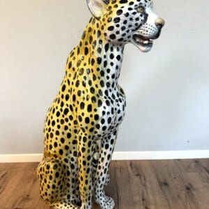 Leopard aus Terracotta Italien um ca 1960