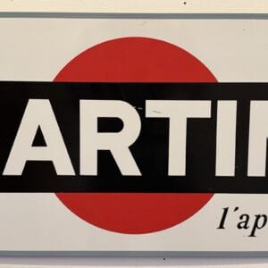 Martini Blechschild von 1960
