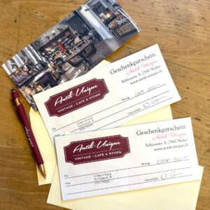 CHF 100 Geschenkgutschein Antik-Unique