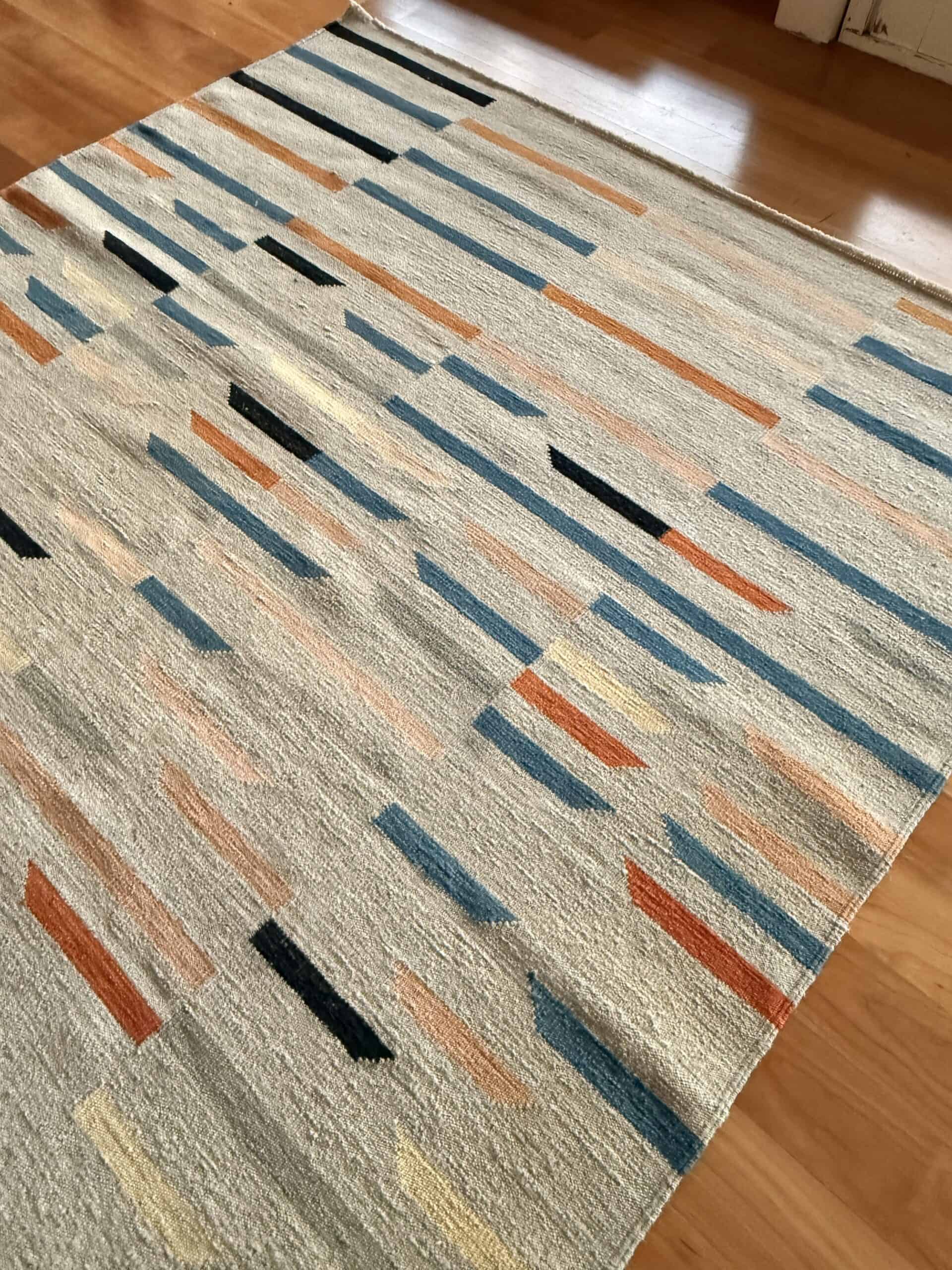 Handgeknüpfter Designerteppich neuwertig 170x240cm – Bild 3