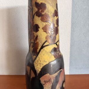 Gallé Emile grosse Vase um 1900