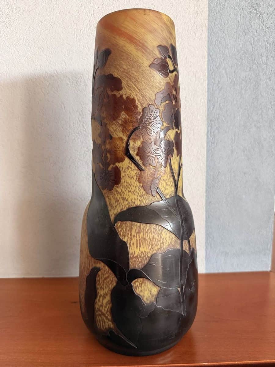 Gallé Emile grosse Vase um 1900 – Bild 2